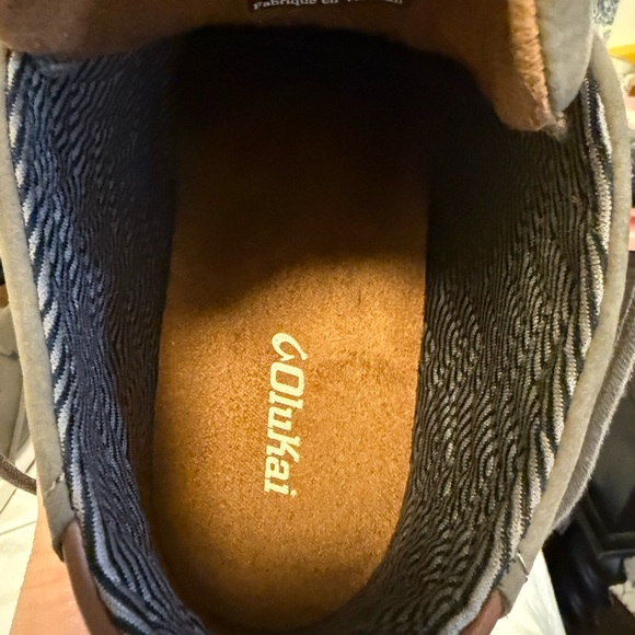 NWOT.   Olukai Papaku Mens leather chukka boots.  Size 12 - Picture 6 of 11